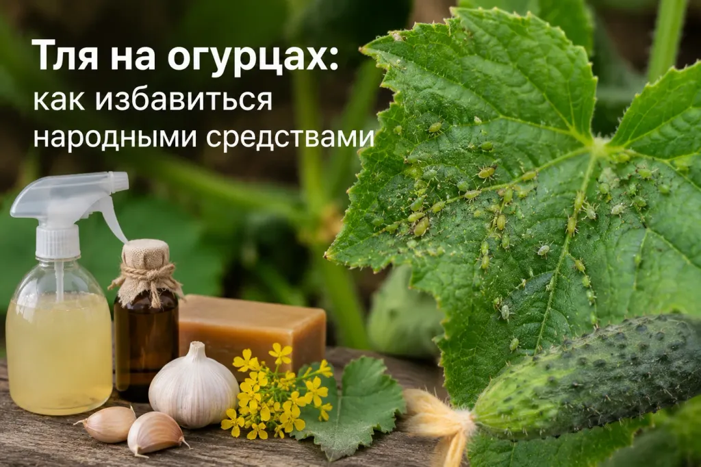 тля на огурцах