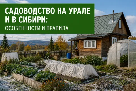 Садоводство на Урале и в Сибири: особенности и правила