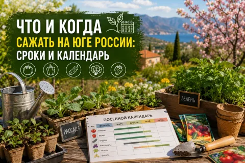 Что и когда сажать на юге России: сроки и календарь