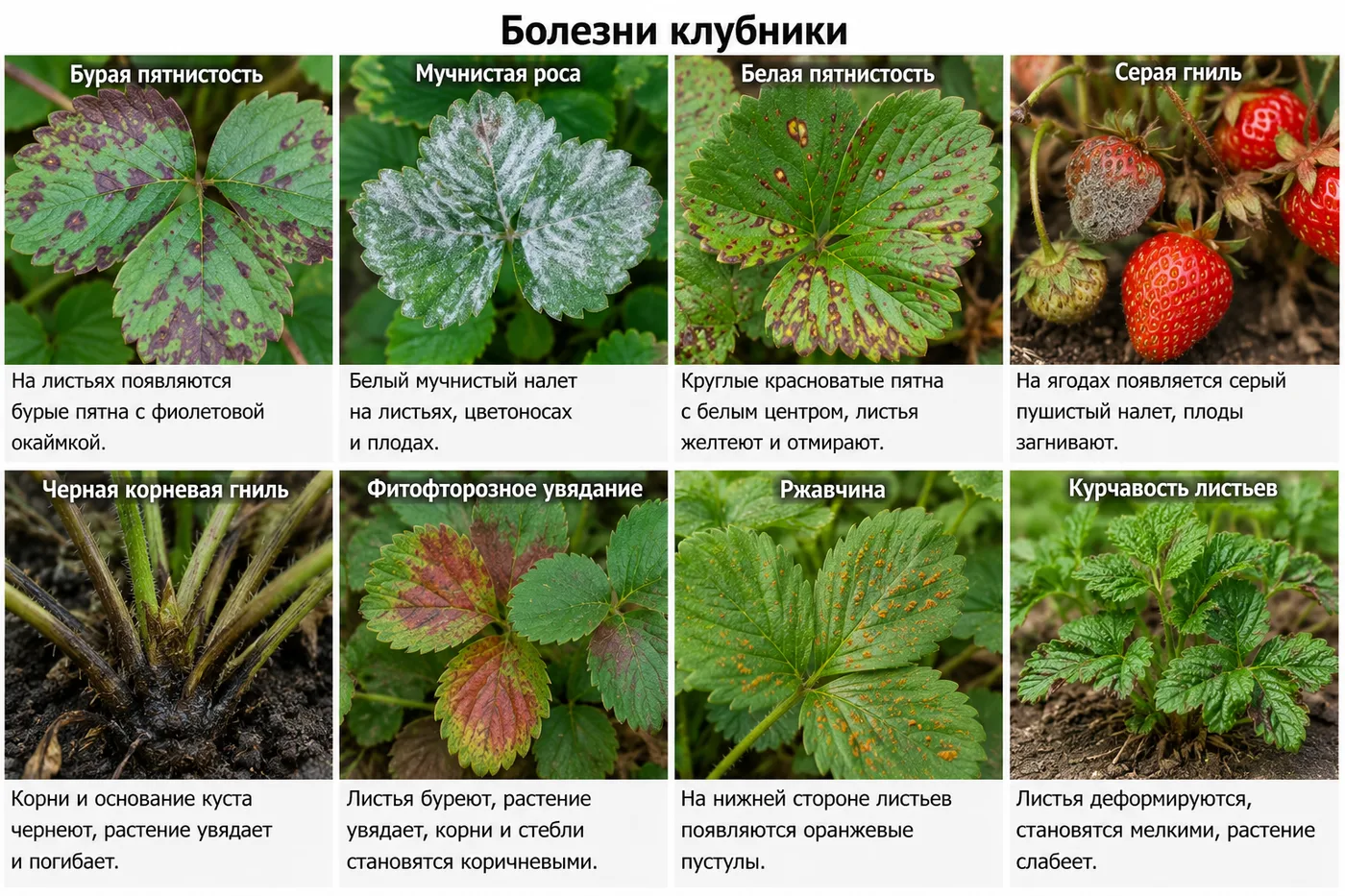 Болезни клубники