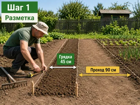 Грядки по Митлайдеру: пошаговая инструкция с фото