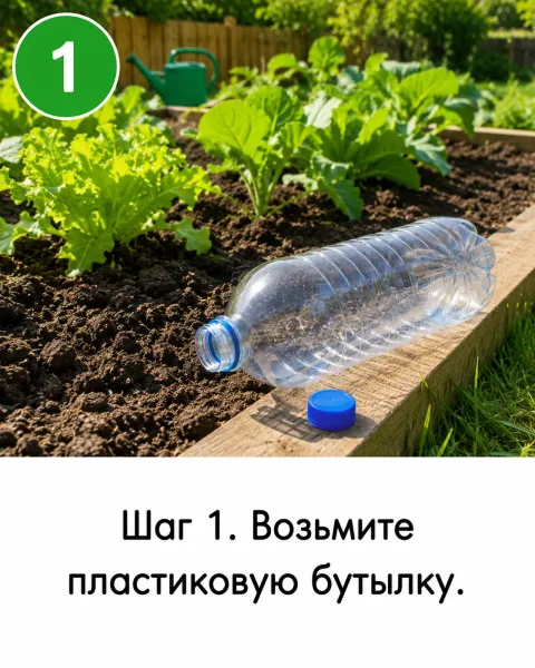 Капельный полив из пластиковых бутылок — 6 шагов с фото